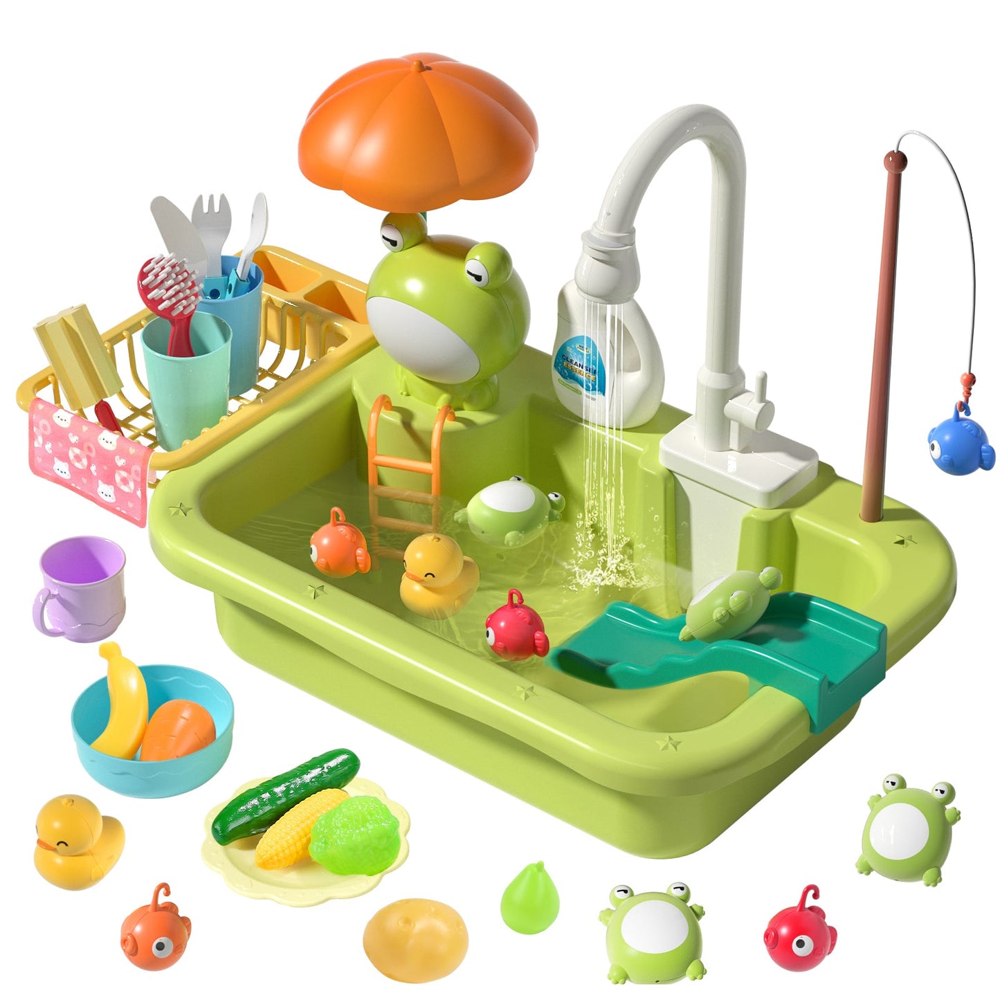 Interactive Kitchen Sink & Fishing Fun