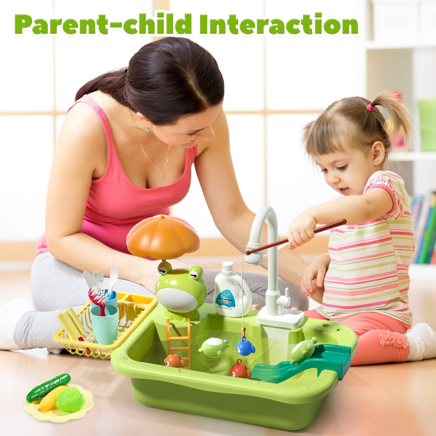 Interactive Kitchen Sink & Fishing Fun