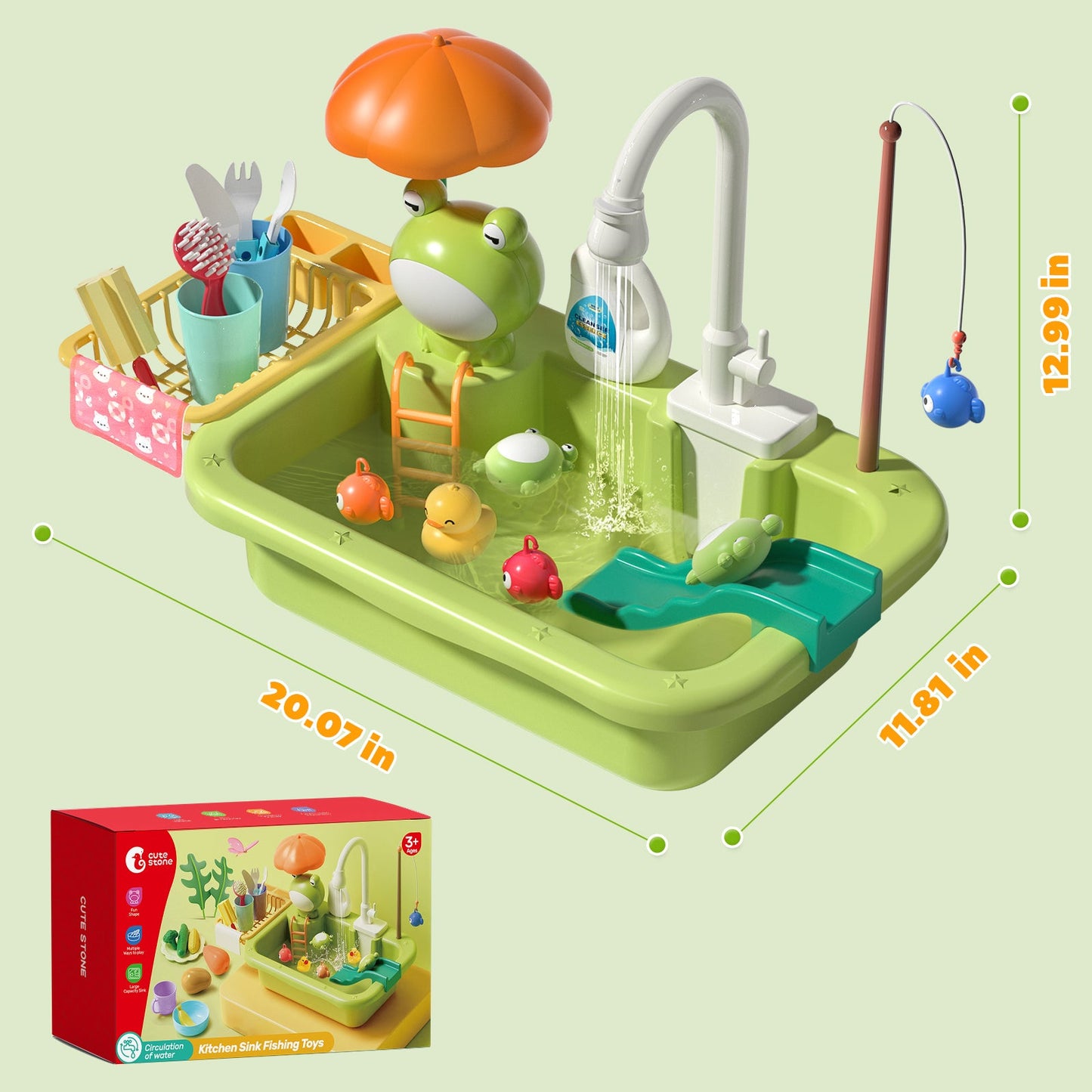 Interactive Kitchen Sink & Fishing Fun