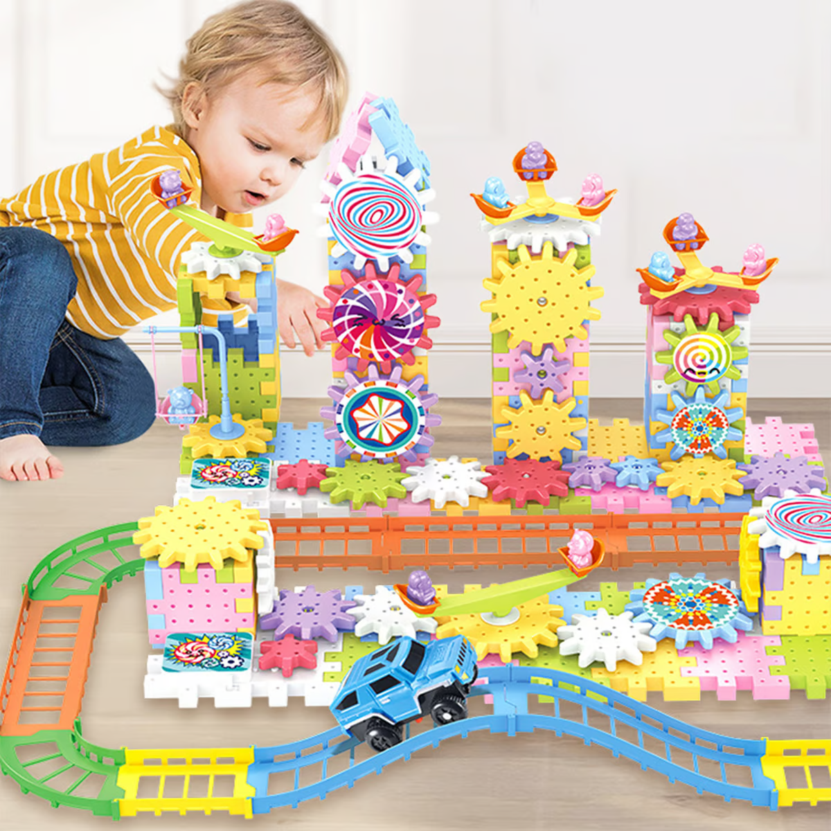 Electric Gear Blocks Fuel STEM Creativity