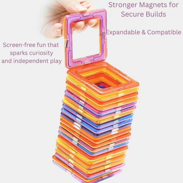 Safe Magnetic Blocks for Creative Learning