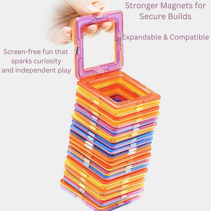 Safe Magnetic Blocks for Creative Learning