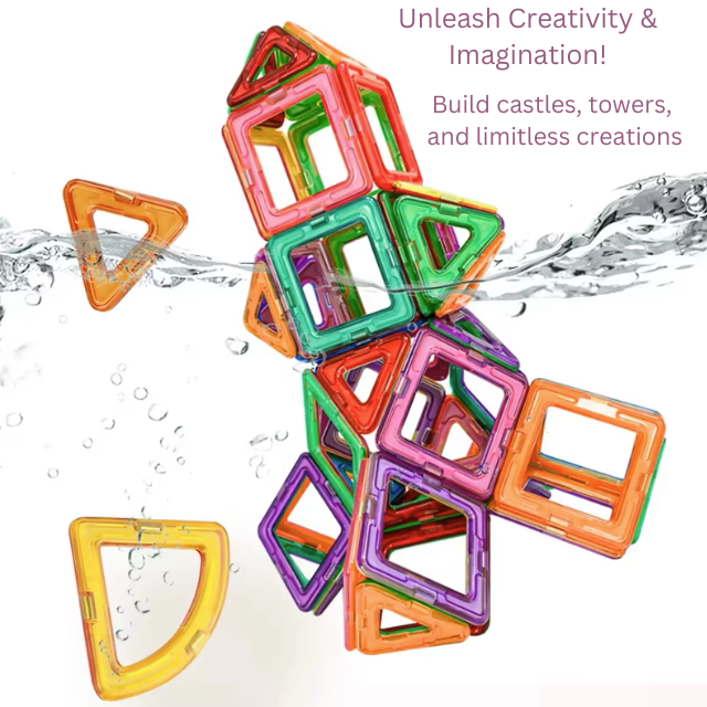 Safe Magnetic Blocks for Creative Learning