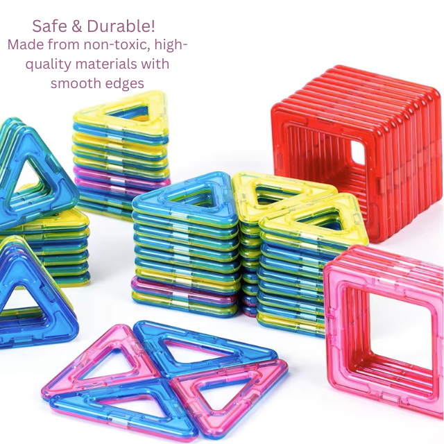 Safe Magnetic Blocks for Creative Learning
